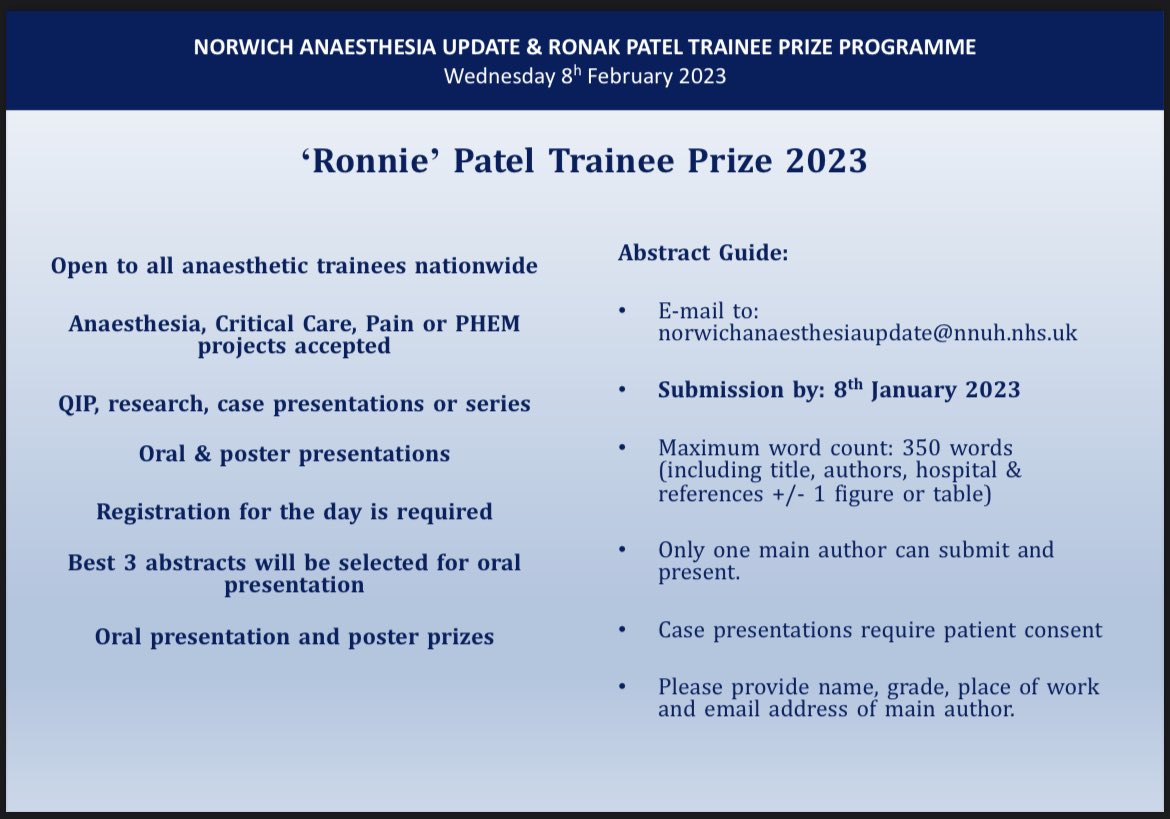 Calling all trainees near and far- showcase your hard work- case reports, studies, projects…