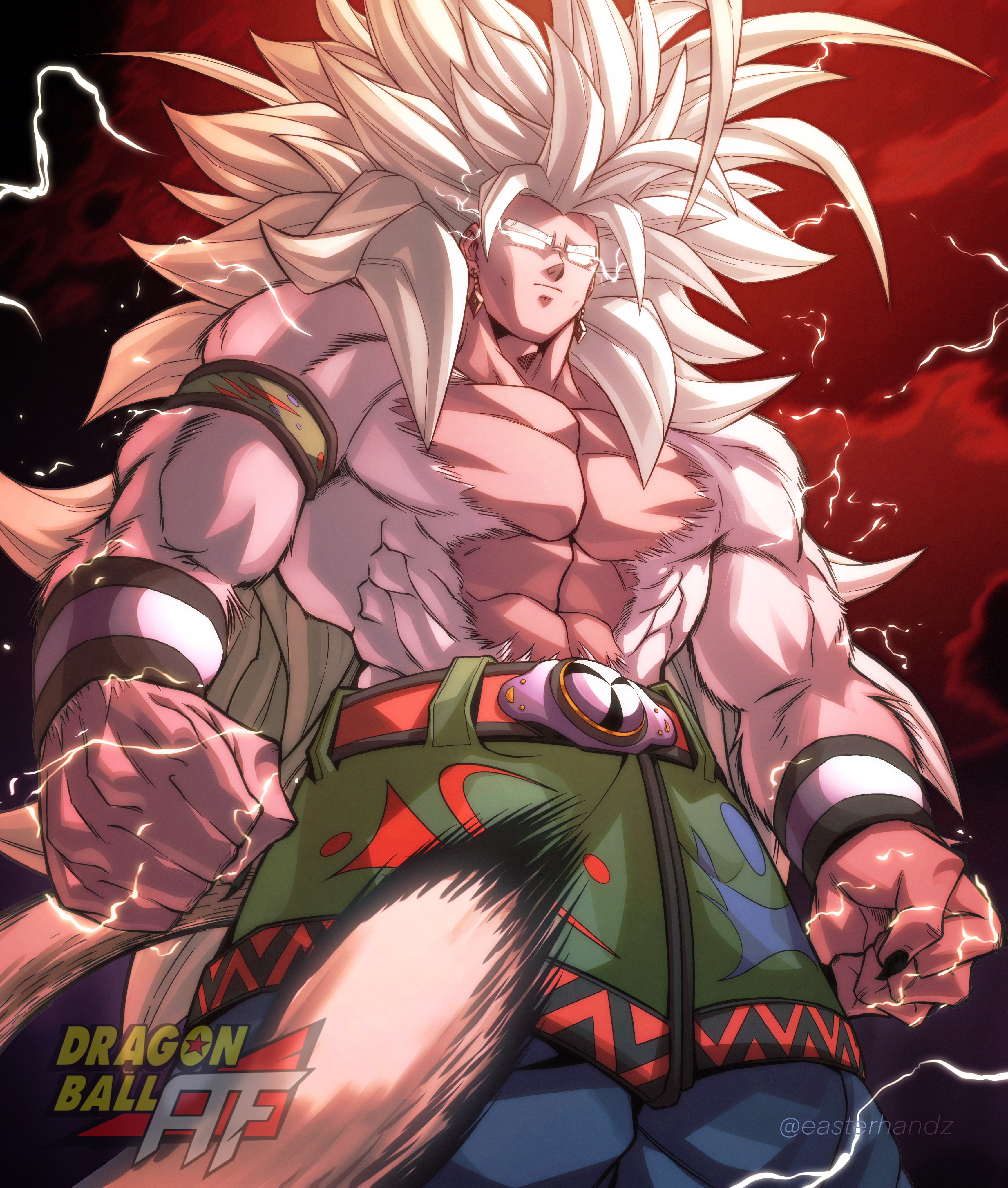 You guys wanted more Super Saiyan 5, so here's SS5 Goku (by me) : r/dbz