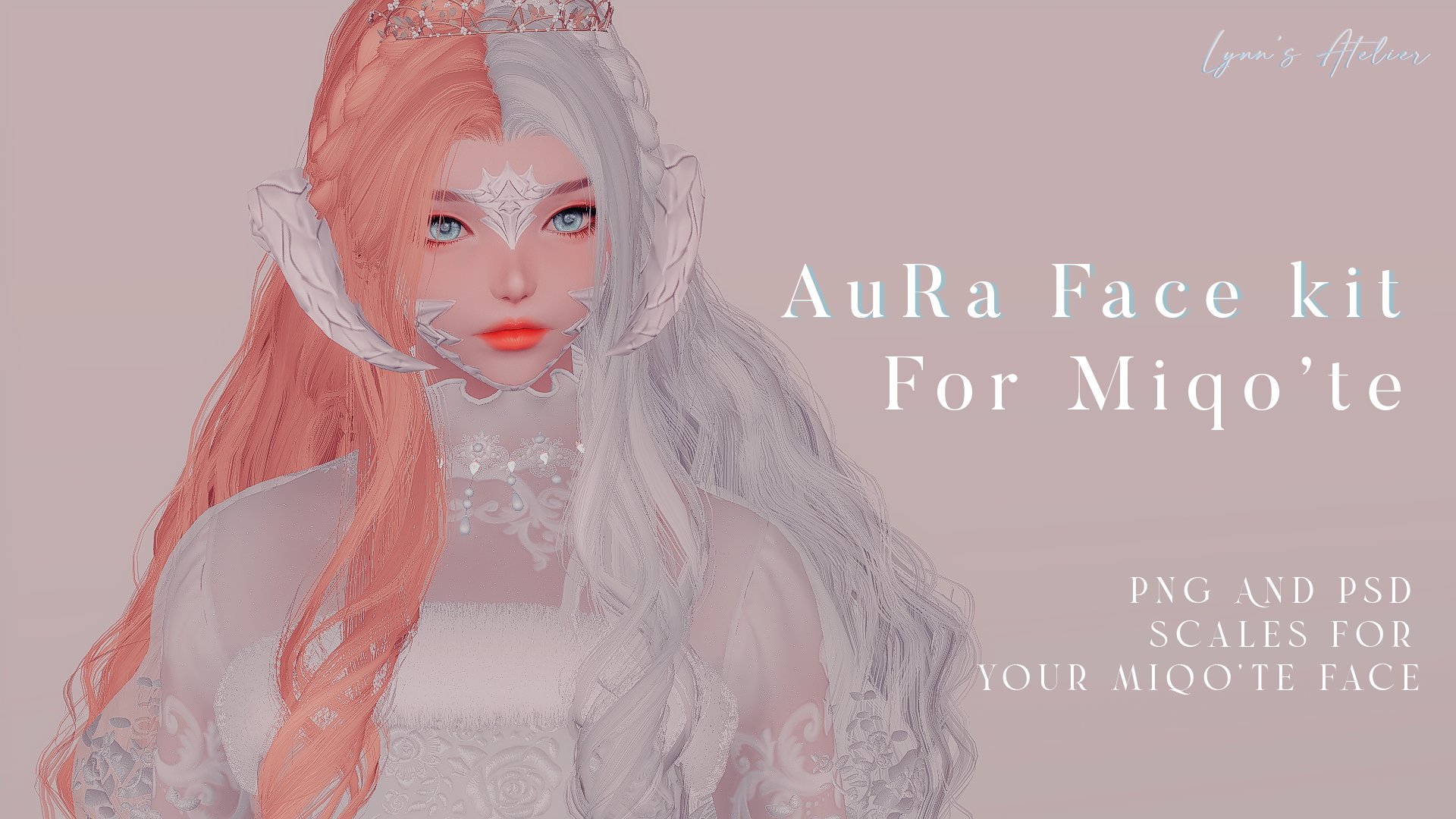 Lynn's Atelier on X: Blanche for AuRa is out on my shop 💕 and I also  release AuRa scale kit for Miqo'te in CCM discord, All links in my pinned  tweet. 💙 #