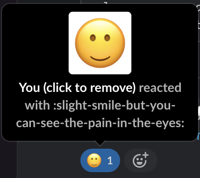 arkadiyt's tweet photo. Cheers to whoever added this slackmoji to our workspace https://t.co/6NWsuth9Nc