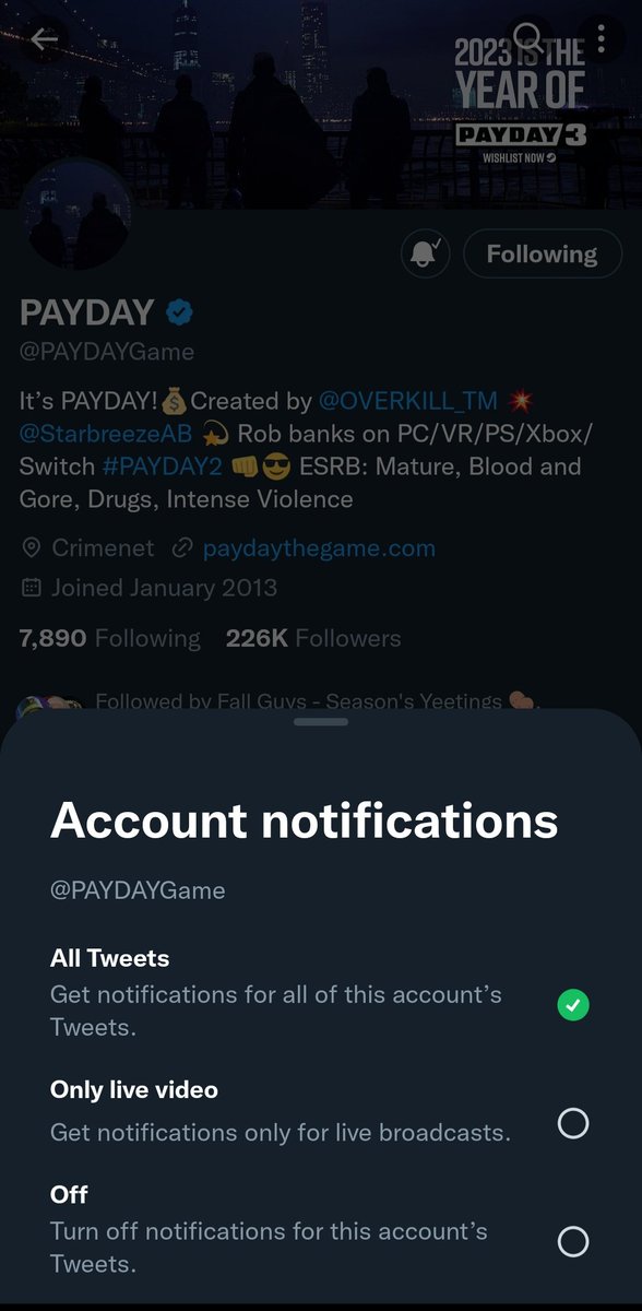 Sevanon's tweet image. #payday3 gets announced. Gotta keep updated on things as they happen! Time to start planning who I'm heisting with!