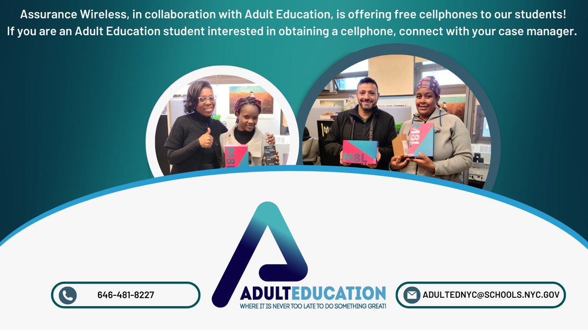 #AssuranceWireless #AdultEducation #District79 #NYCDepartmentofEducation