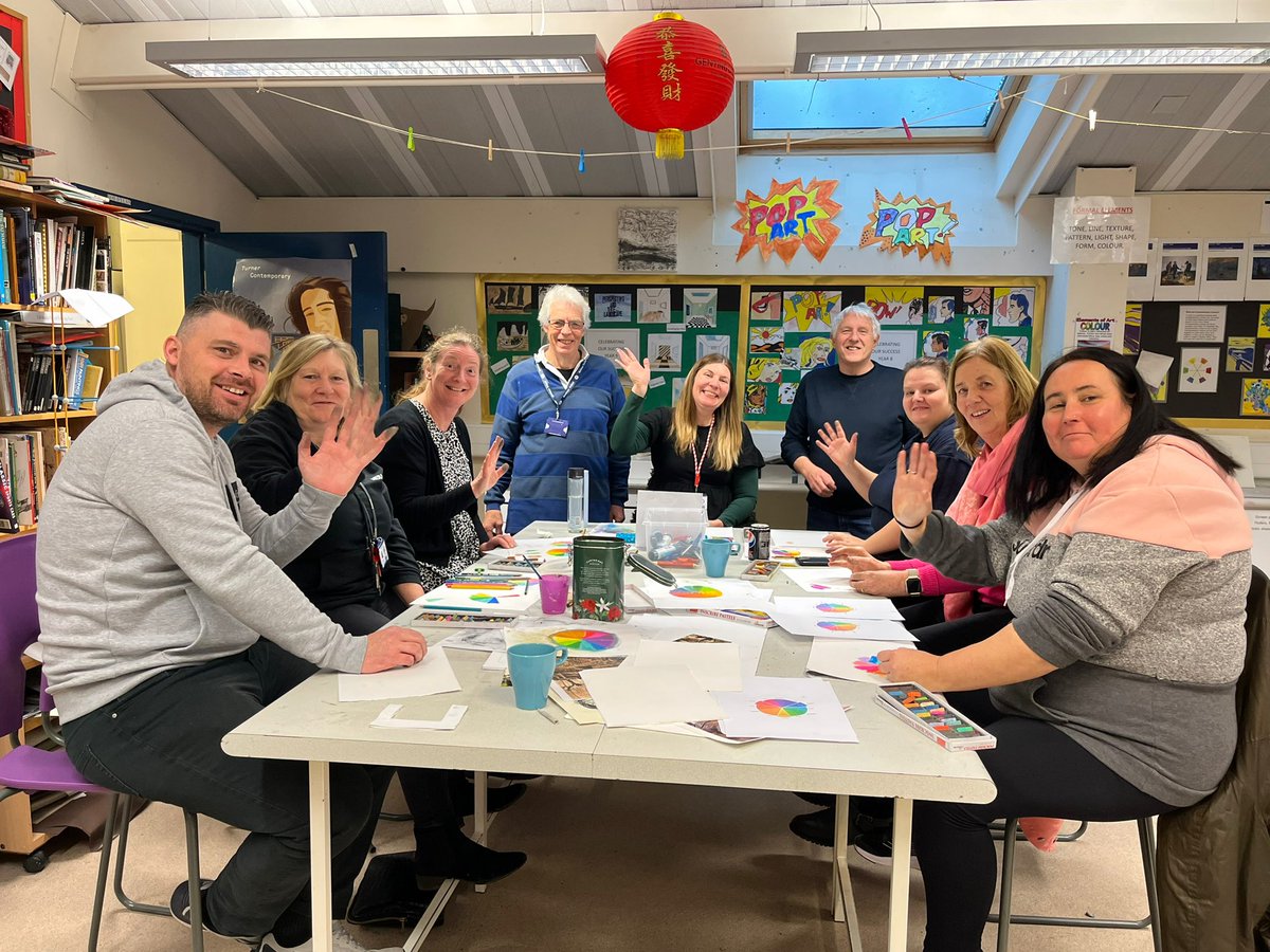 Investing in the best staff team today- #staffwellbeing - yoga/ art/music/ jogging/ bushcraft/ bake-off and rambling