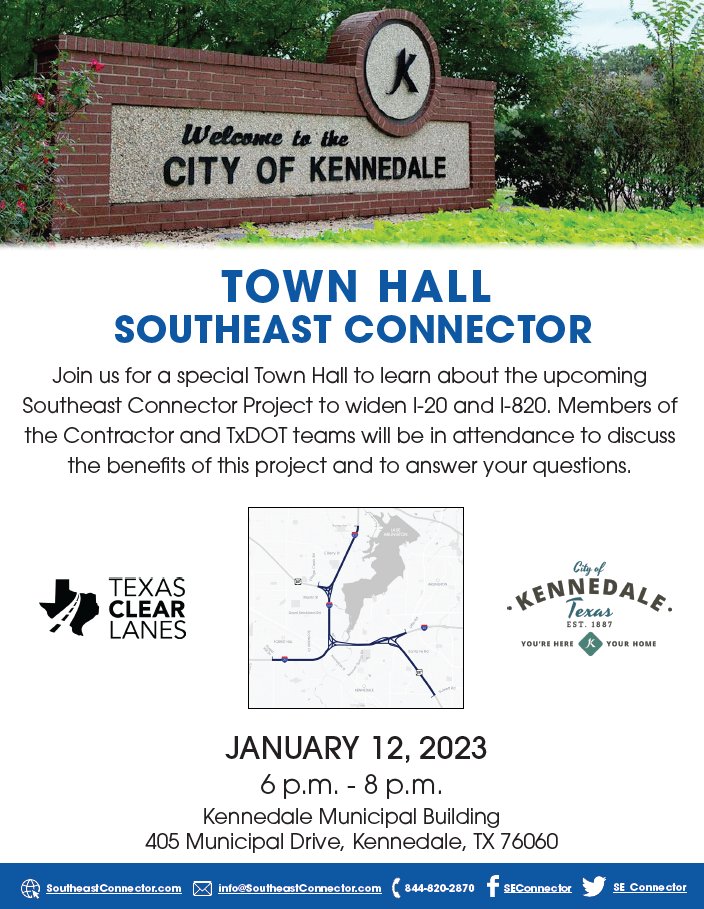 K E N N E D A L E on Twitter "Join the TxDOT and representatives from the contractor working on