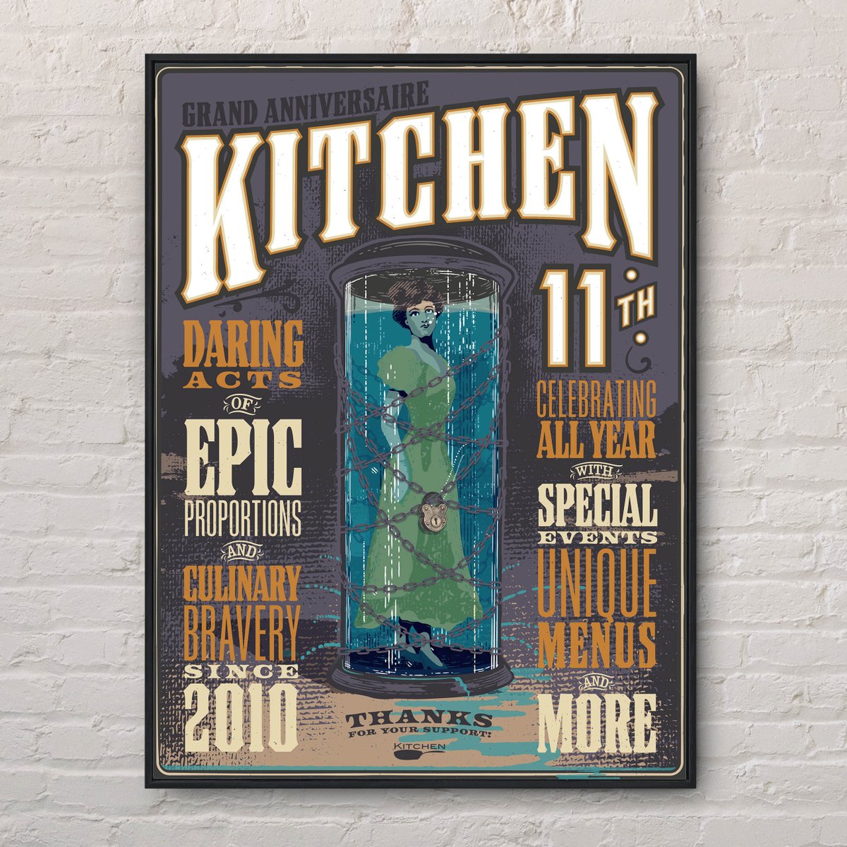 TheSplinterGrp's tweet image. We sadly bid adieu to the beloved local bistro, @kitchenchapelhill. We had the pleasure of working with Dick and Sue for the last 9 years and toast them with a  flashback to some of our favorite in a series of celebratory anniversary posters. Cheers! (See them all on instagram!)