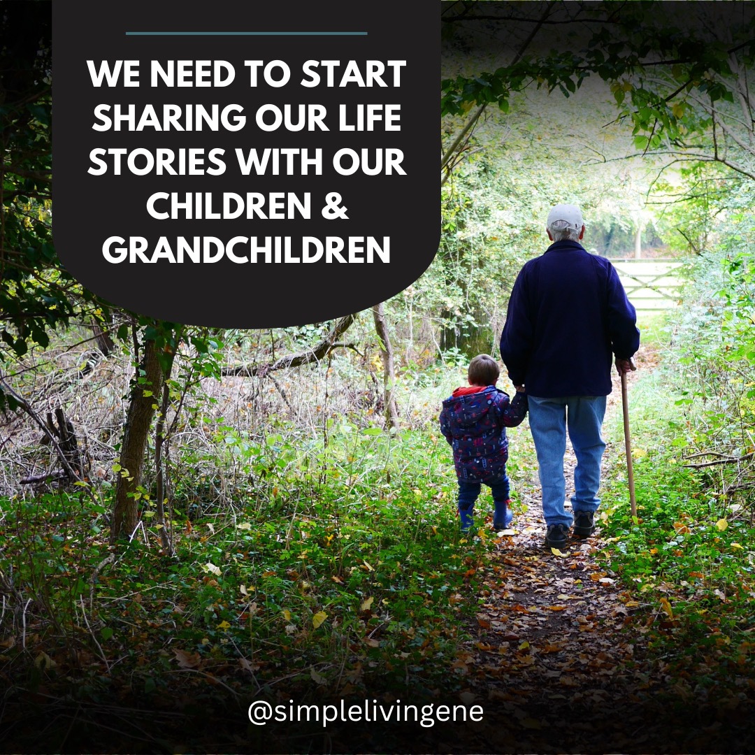 I never realized how much my children didn't know about me until I began talking about my past. If we don't start sharing our stories, they won't be able to share them with future generations. Do you talk to your children and grandchildren about your life?#ourstoriesmatter