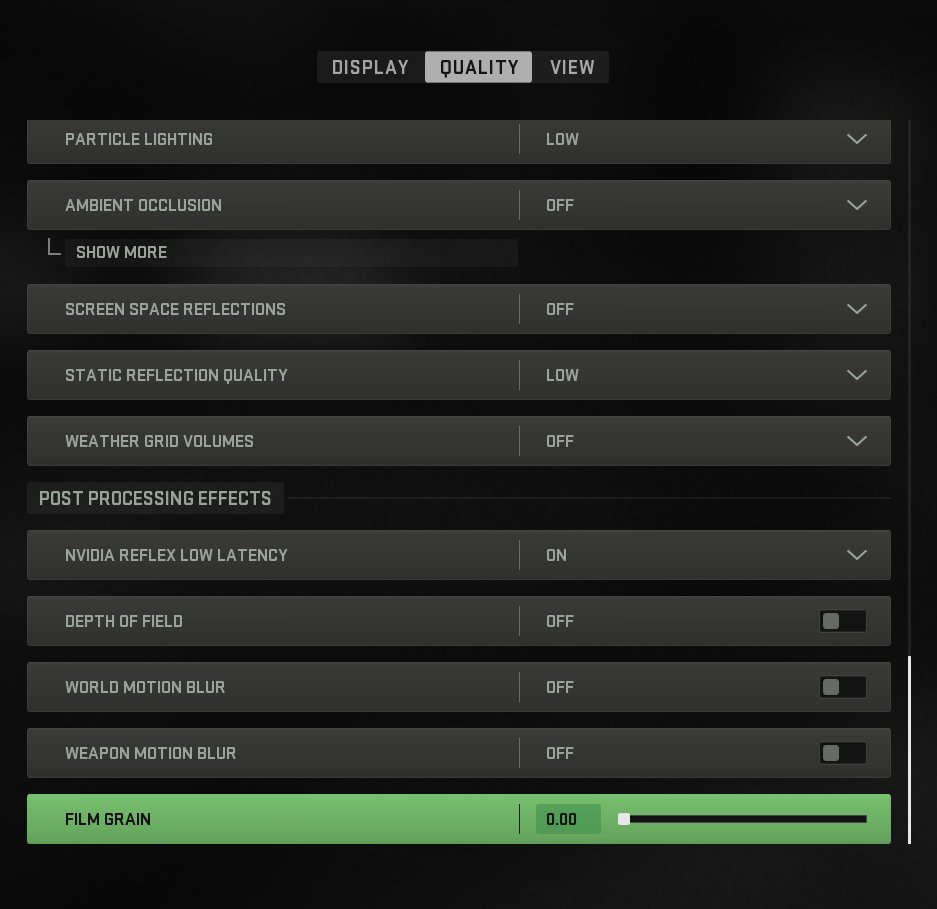 NEW BEST #MW2 / #Warzone2 GRAPHICS SETTINGS ‼️

These settings will give you the best competitive advantage, with a great balance of quality and performance to make sure you're still getting the most FPS possible along with being able to see your enemies clearly across the map!