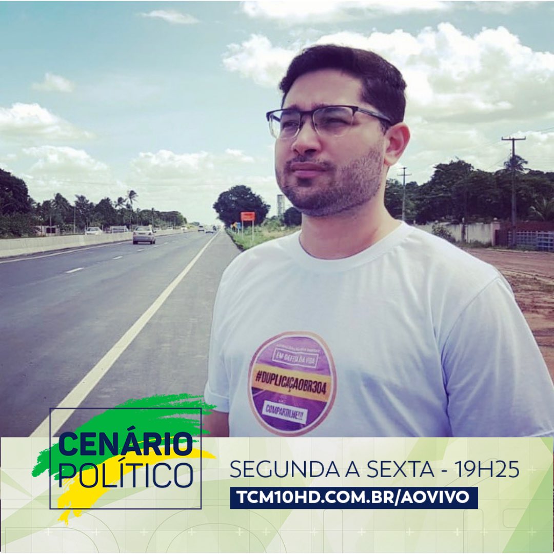 Ativista pela duplicação da BR-304, Clelio Soares, é o nosso entrevistado desta terça-feira. Participe!