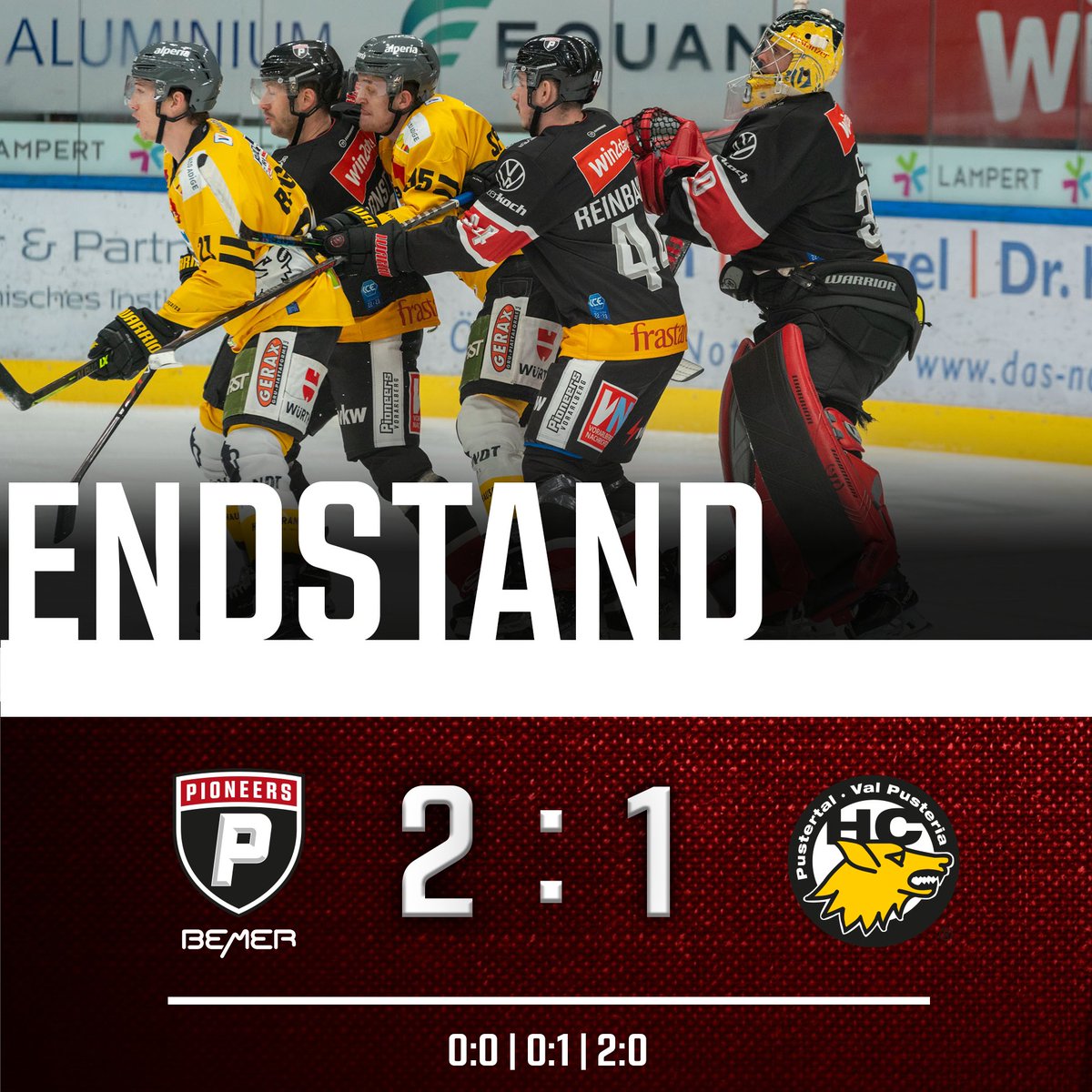 pioneersvbg's tweet photo. SO STARTET MAN INS HEIMSPIELJAHR 2023 🔥

Wir holen uns verdientermaßen die 3 Punkte, da kann auch eine vermeintliche Abseitsstellung nichts daran ändern 😉

#PIVPUS #ICEHockeyLeague #ländlepower #gopioneers https://t.co/qjsdJ92hVo