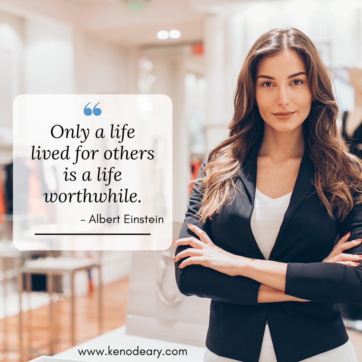 A life that you lead for others is a life worthwhile. It is never about living a great and luxurious life that will contribute to making you happy but at the same time.
---
🌐 kenodeary.com
.
#coachkeno #purpose #motivation #life #live #liveyourdream #liveyourdreamlife