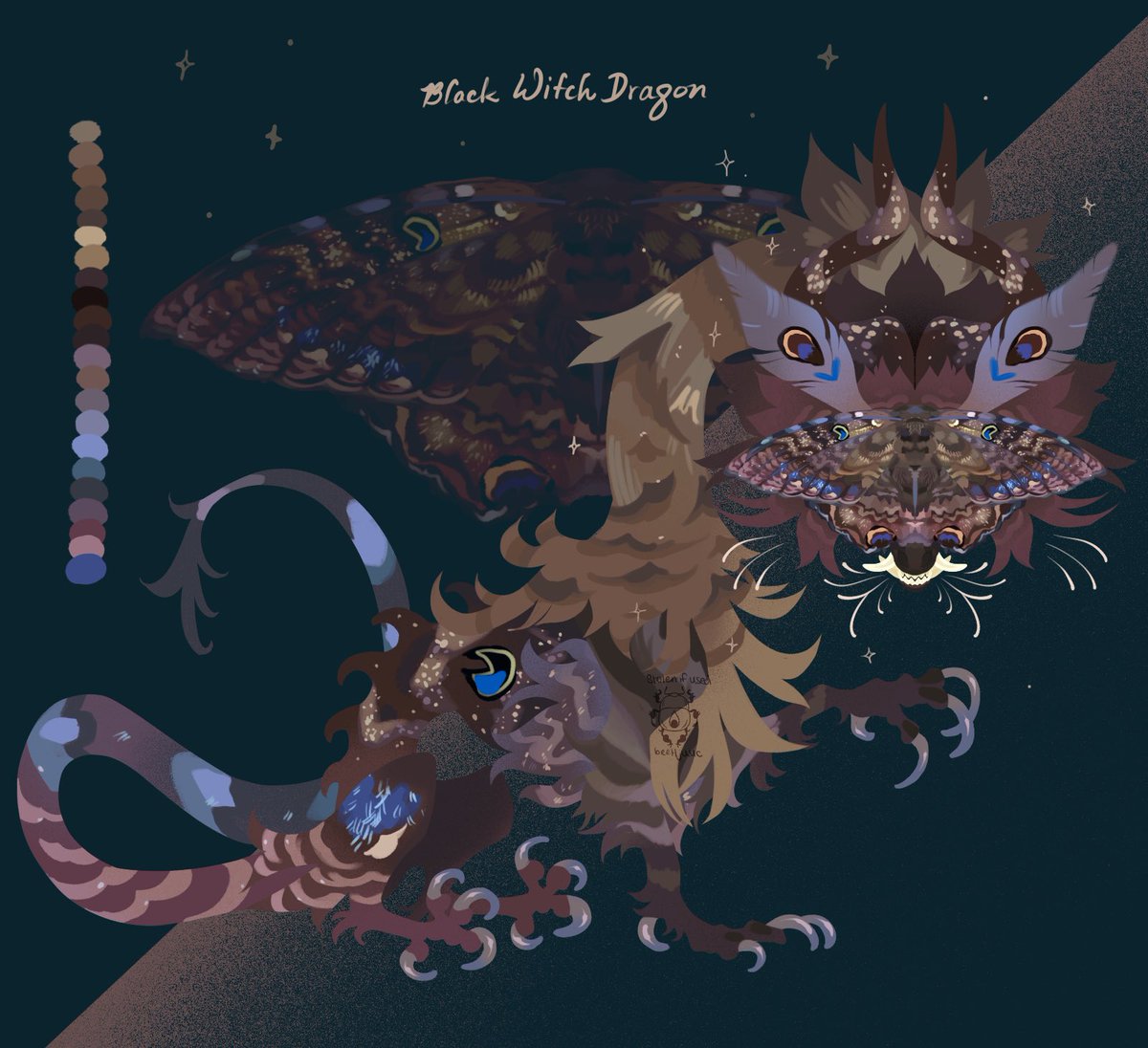 beetljuuc's tweet photo. black witch moth 🦇 https://t.co/LkqumElenp