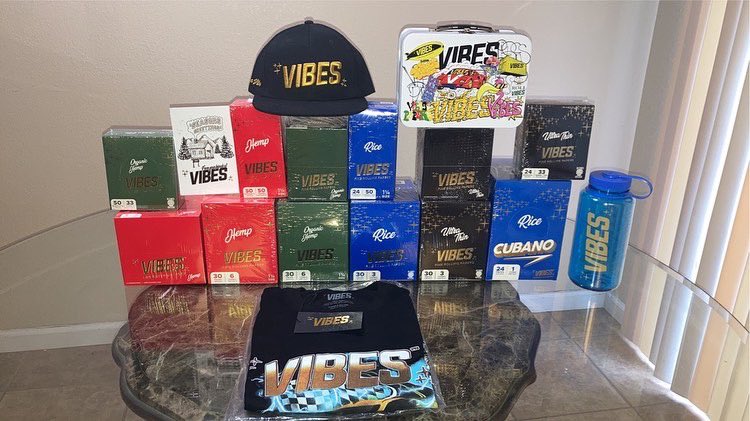 It’s a #VibesTribe✨ thang! Salute the whole @Vibes_Papers Team and my bro @berner415 🫡 #VibesPapers✨ #UltraThin #Hemp #OrganicHemp #Rice #Cali #Cubano #UltraThinForTheWin #CatchAVibe #EveryGreatMomentStartsWithAVibe