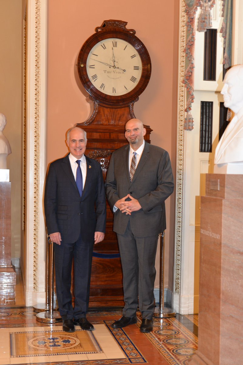 Excited to join my friend <a href="/JohnFetterman/">John Fetterman</a> as he's sworn in as Pennsylvania's newest Senator.