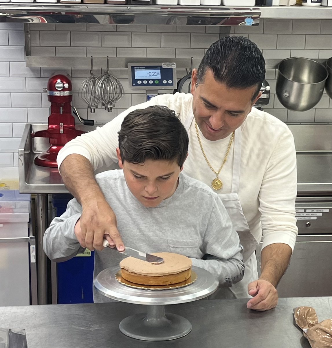 Buddy Valastro on Twitter "Teaching my son Carlo what it takes to be