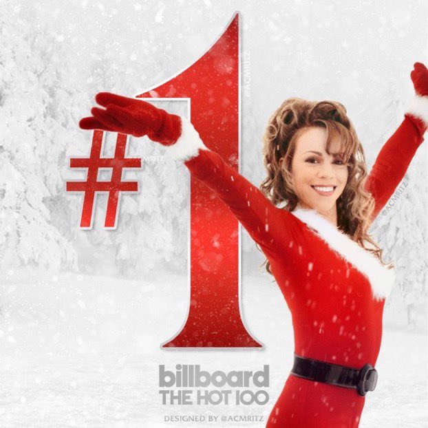 ...and this New Year starts... like 2022 ended...FESTIVE🥂🎉🍾❣
Congratulation's Mimi @MariahCarey for being the 12th week at No. 1 on the #Hot100 with #AllIWantForChristmasIsYou 🙌🦋👑❤🐑❣ #LY4L
