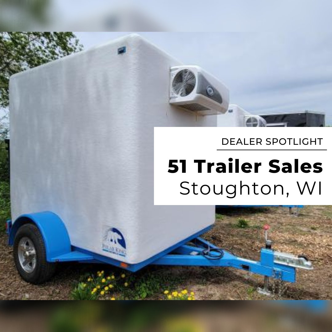 Are you located near Stoughton, WI? If you're in the market for a refrigerated trailer in the Wisconsin area, our trusted dealers at 51 Trailer Sales can help!

Learn more here: okt.to/6giezs

#DealerSpotlight #RefrigeratedTrailers