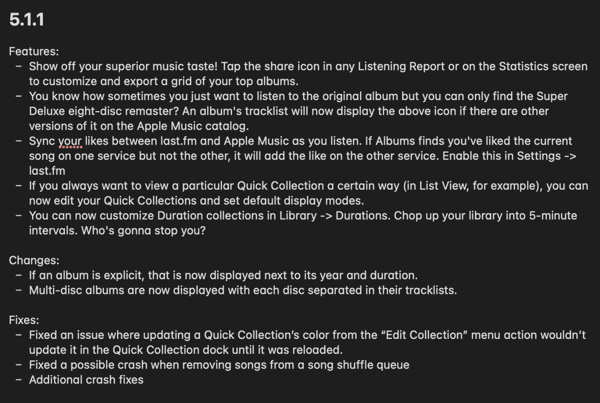 Albums - Library Focused Player tweet media