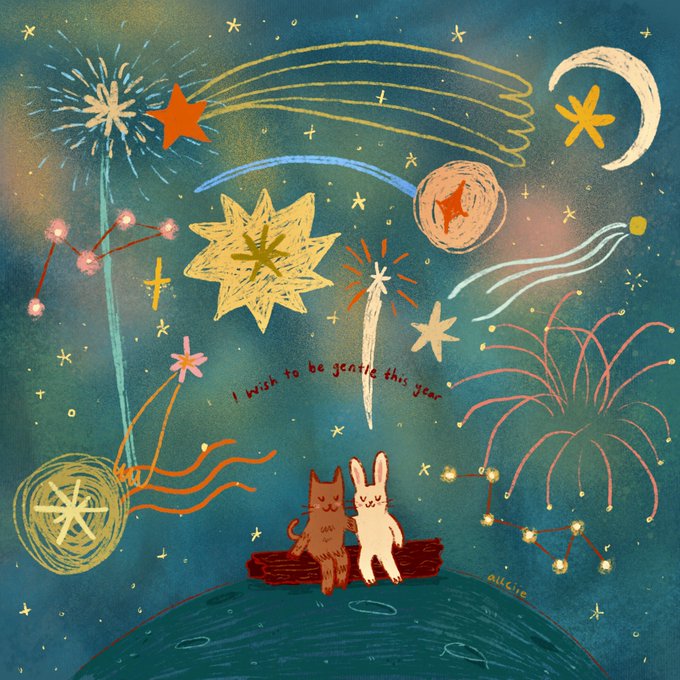 「constellation sitting」 illustration images(Latest)