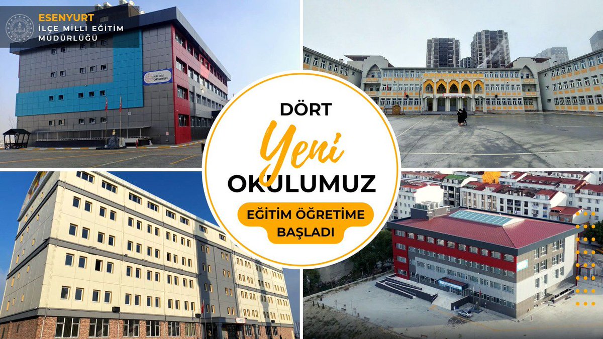 Sezai Karakoç Anadolu Lisemiz, Mimar Sinan Anadolu İmam Hatip Lisemiz, Rasim Özdenören İlkokulumuz ve Piri Reis Ortaokulumuz 2022-2023 Eğitim Öğretim Yılı itibariyle hizmete açıldı.Eğitim Camiamıza hayırlı olsun.
<a href="/tcmeb/">Millî Eğitim Bakanlığı</a>
<a href="/istanbulilmem/">İstanbul İl Millî Eğitim Müdürlüğü</a>
<a href="/memleventyazici/">Levent Yazıcı</a>
<a href="/KaragulVural/">Vural Karagül</a>
<a href="/necatiyener_/">Necati YENER</a>