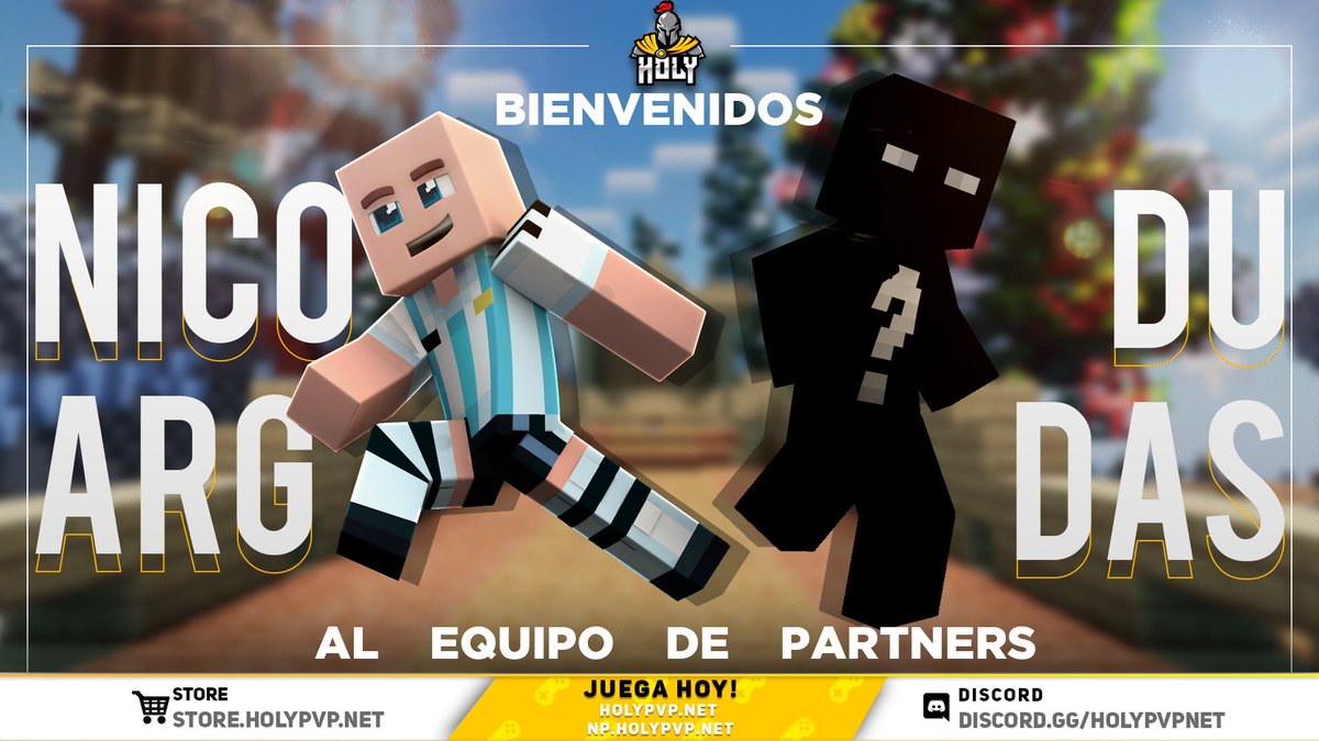 holypvpnet's tweet image. Bienvenidos @NicoArg17 y @DudasHCF ❤️

Van a estar grabando y jugando constantemente en nuestro HCF y Kitmap 🫡

Por su llegada vamos a estar sorteando x2 Xtreme+ &amp;amp; x2 30.000 🪙

RT &amp;amp; Like para participar 🚀

Tenemos algunos anuncios mas que poner en estos días 👀