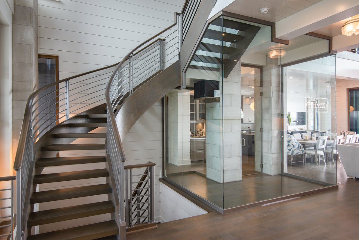 Southern Staircase looks forward to helping #commercialproperty developers in 2023. Clean, modern stair systems with a mix of materials gives an elegant contrast in texture, colors and shapes while providing a visual interest point that can't be ignored.