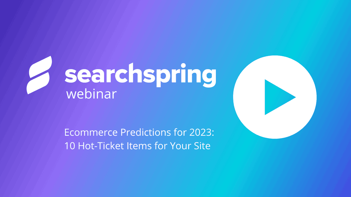 Just like that, 2022 is behind us.

But as we begin the 2023 journey, we need to look at the trends and distill that information into actions.👀

Get ready to learn from the best #ecommerce experts around and get their predictions for 2023. 🔥

Register! ow.ly/ueNZ50MhohF