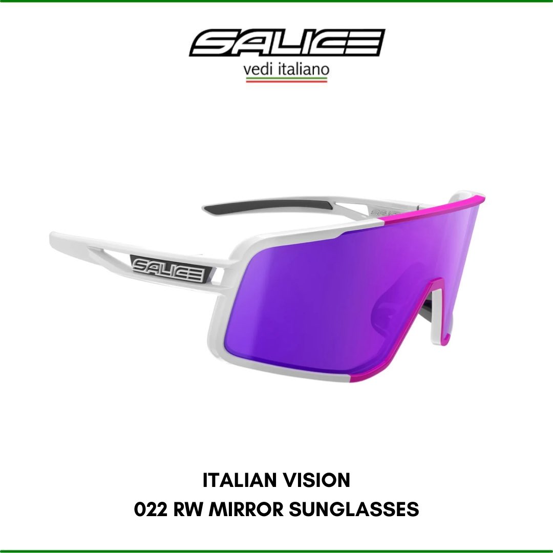 SaliceUK's tweet photo. Be BOLD this year with the 022 RW Mirror White Fuchsia glasses.
 Available in a range of different colors and always made with Italian passion!
Follow this link to buy now: https://t.co/W6HLlHmVB1

#salice #italianvision #sunglasses #bike #madeinitaly
#bikelife #Italian https://t.co/mVUhDfIxuS