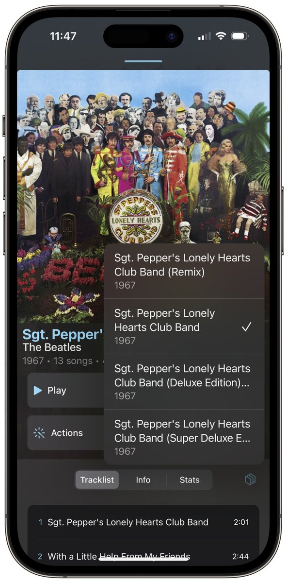 Albums - Library Focused Player tweet media