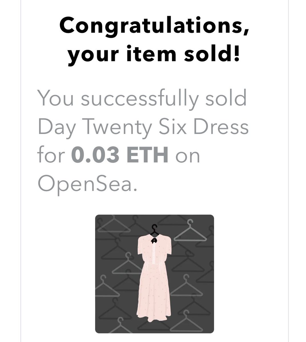 Sold! Thanks so much for supporting <a href="/Dressember/">Dressember™</a> ❤️