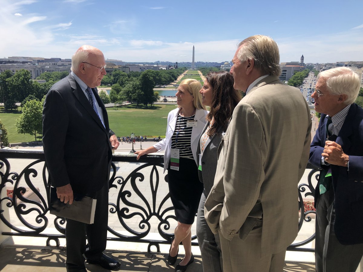 PhilHuffmanVT's tweet photo. @vermontpublic @vermontedition @MikaelaLefrak @JaneLindholm @VPRKinzel Some of my favorite memories from years w/@TNCvermont are meetings in DC on conservation policy priorities with our volunteer Trustees &amp; @SenatorLeahy &amp; his terrific team. THANK YOU Senator for your amazing legacy of vital action for our planet &amp; all its inhabitants. #gratitude https://t.co/HfTAJbfK1G