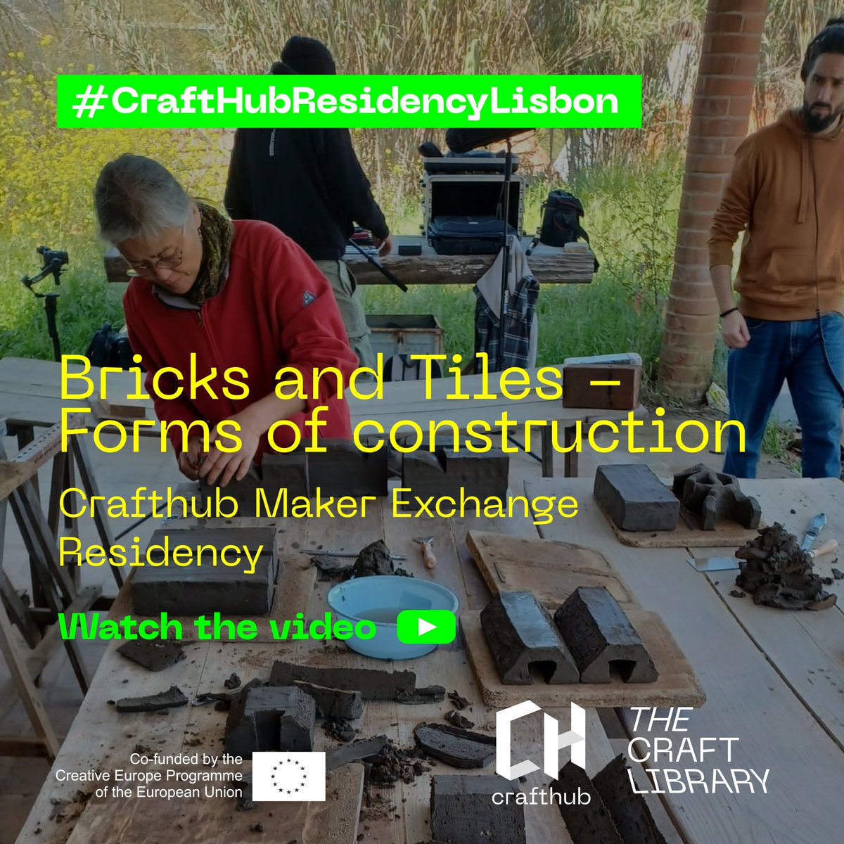 CrafthubEu's tweet image. 🔹𝗕𝗿𝗶𝗰𝗸𝘀 𝗮𝗻𝗱 𝗧𝗶𝗹𝗲𝘀 𝗙𝗼𝗿𝗺𝘀 𝗼𝗳 𝗰𝗼𝗻𝘀𝘁𝗿𝘂𝗰𝘁𝗶𝗼𝗻 was the Residency held in Portugal and organised by @novaunI Focused on #ceramicmaterials &amp;amp; using traditional #Portugueseclay.
📹Watch the videos of the 9 participants 
👉bit.ly/bricks-and-til…
#CrafthubEu