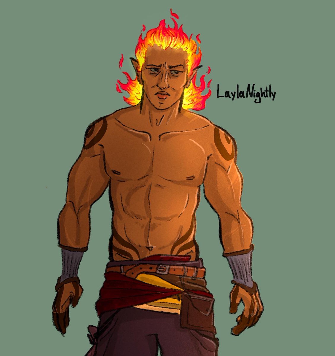 laylanightly's tweet photo. fire genasi (middle one was commissioned♥️)
#dndoc #dnd #dndart https://t.co/Lf6C3DiNSV
