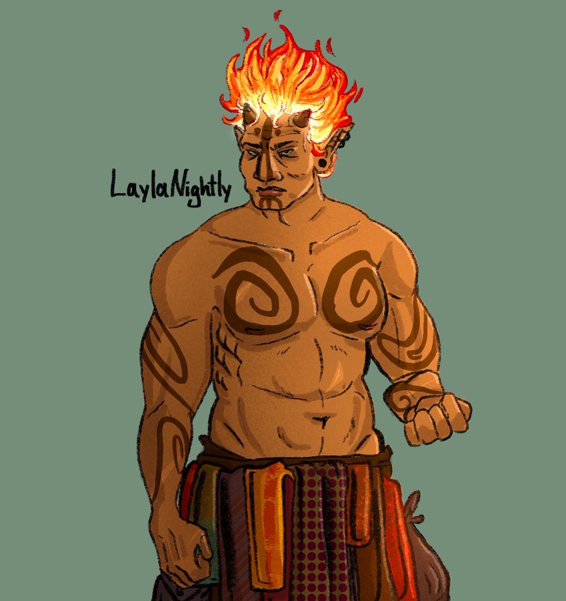 laylanightly's tweet photo. fire genasi (middle one was commissioned♥️)
#dndoc #dnd #dndart https://t.co/Lf6C3DiNSV