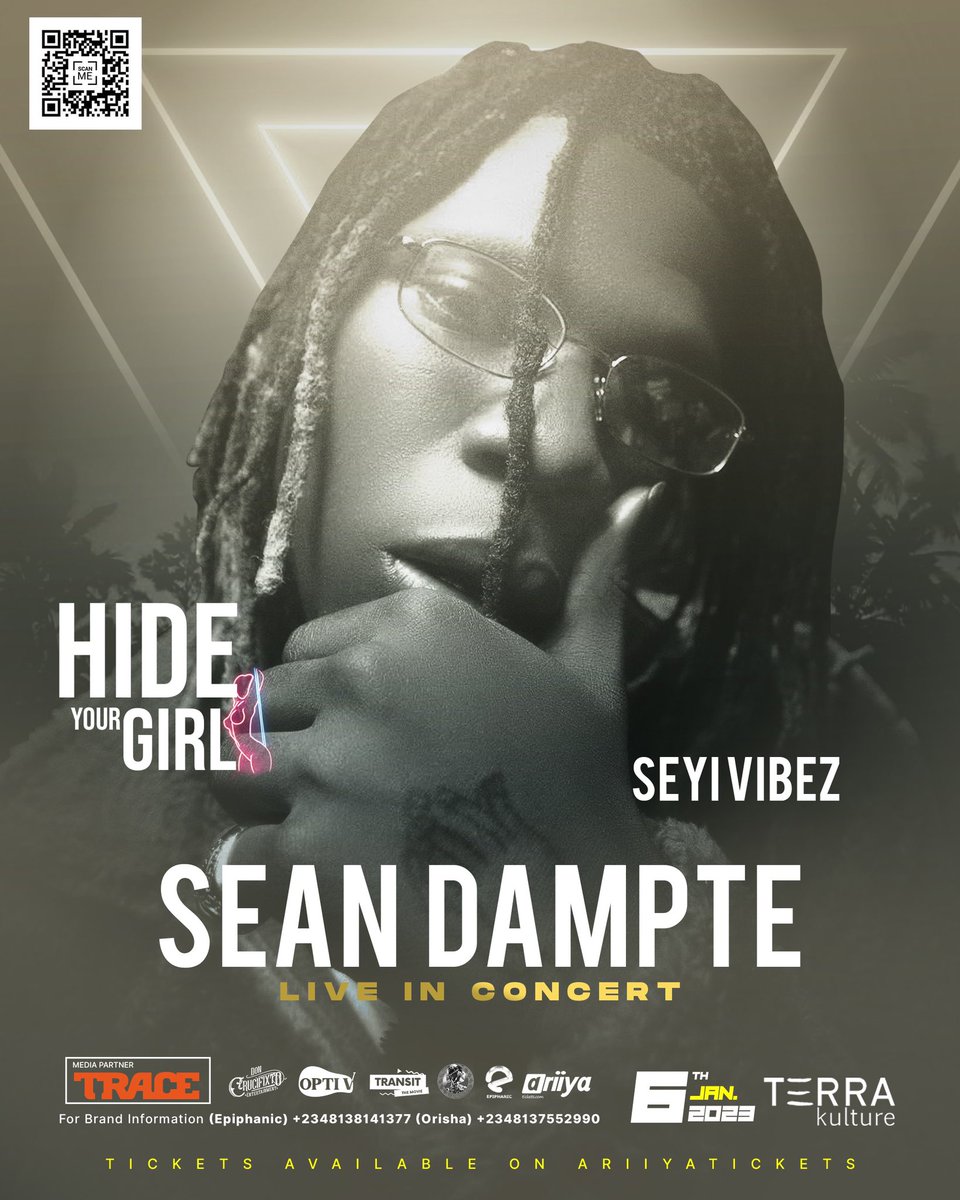 orishathegod's tweet photo. Sean Dampte Live In Concert at Terra Culture on the 6th of January. 

Pull up.. come experience the best of Afro Fusion as well as amazing live performances from some of your favorites.. See you soon! https://t.co/7UKMuEzVAU