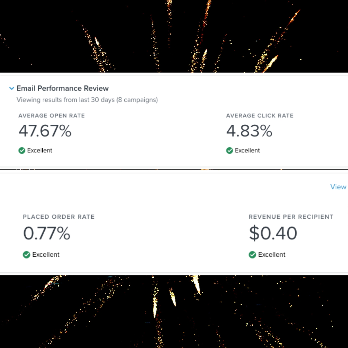 Segment smartly and use a subject line that resonates with the recipient of that particular segment.

Make sure the offer or content aligns with the hook. 

The "Excellent" tick from <a href="/klaviyo/">Klaviyo</a> is normally a good indicator that your #email campaigns are on track.

#ecommerce