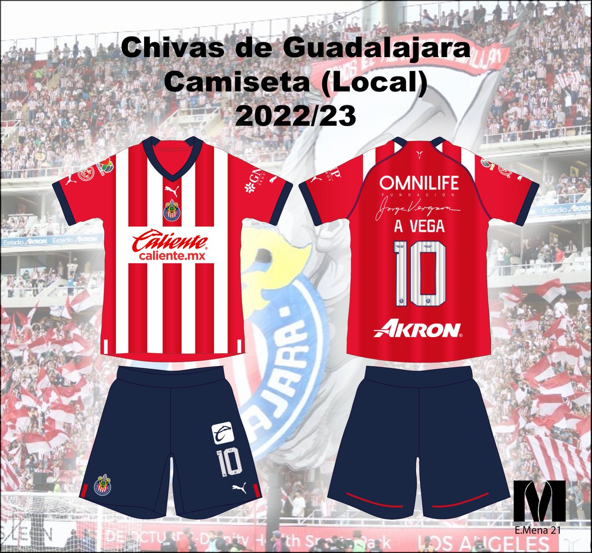Chivas de Guadalajara
Camiseta (local) 2022/23
ilustrada
🔴⚪🔴⚪🔴 
#ChivasdeGuadalajara #Chivas #ChivasRayadas #RebañoSagrado #Rojiblancos #Campeonísimo #puma #LigaMX #Guadalajara 
@Chivas @ChileKits @PaintKits @LuchoLasS @ciccioscommessa @CambioCamiseta @LigaBBVAMX