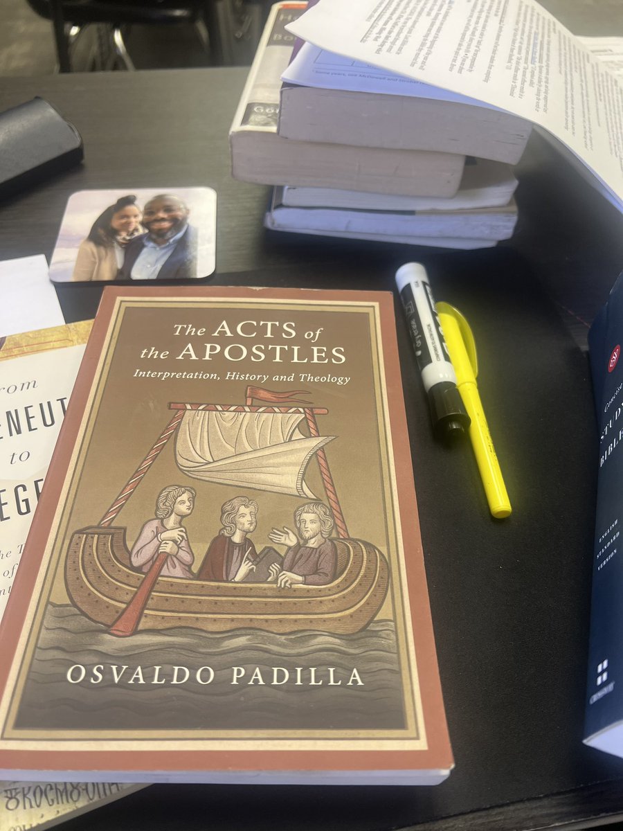 Jacob_LMay's tweet photo. I am blessed to have studied under amazing scholars at @BeesonDivinity. This Spring, I will use my professor, #OsvaldoPadilla, book on Acts in my lesson plan. #Beesondivinity @kristenpadilla https://t.co/rpfRtZ1eV4