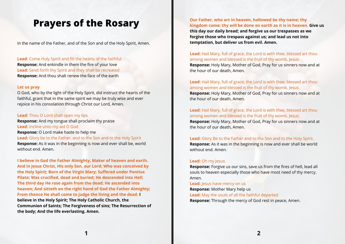 AdoraNwodo's tweet photo. Hello #CatholicTwitter 🧡

Yesterday I suggested to @olusola__ that we replace our "Prayer for Nigeria in Distress" with the "Prayer for free, fair and peaceful elections in Nigeria" until the elections are over.

So the prayer book is now updated ✨

https://t.co/zzFCtps6ZB https://t.co/FpPJzySBlh