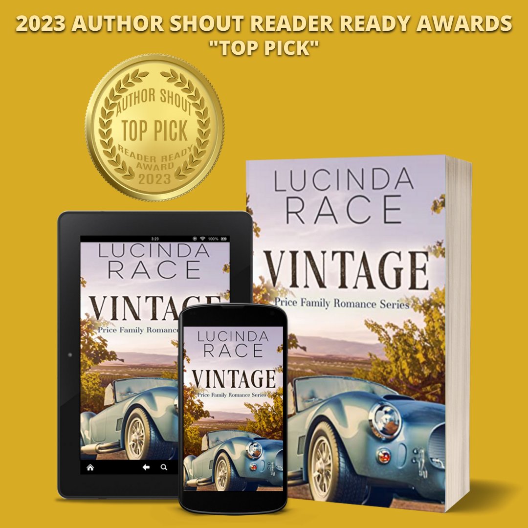 So this happened this morning - #awardwinningauthor #indieauthor Read Vintage today. books2read.com/Vintage #happynewyear