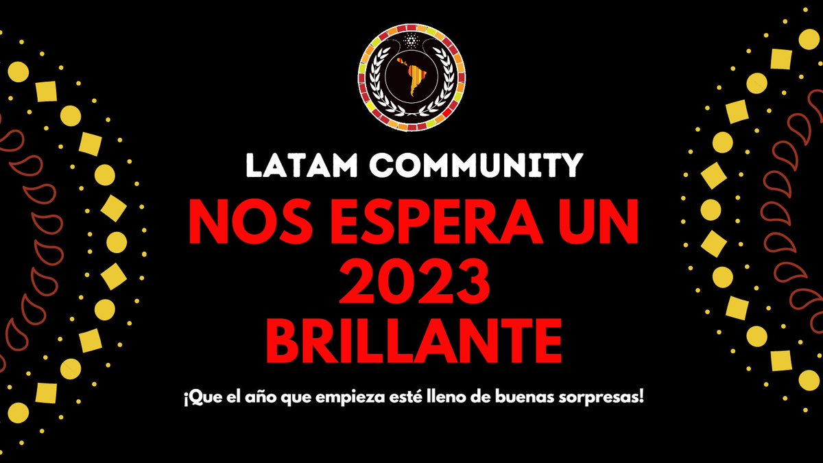 LatamCardano's tweet photo. ¡¡Y YA ESTAMOS EN EL 2023!! 🎉🍾🥳
#CardanoES #CardanoEspañol https://t.co/ZVxqEzCFgU