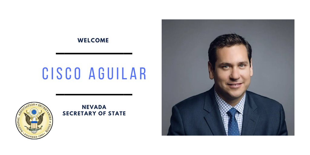 NASSorg's tweet image. On Jan. 2nd, Cisco Aguilar was sworn-in as Nevada’s new Secretary of State. Congratulations! @CiscoForNevada