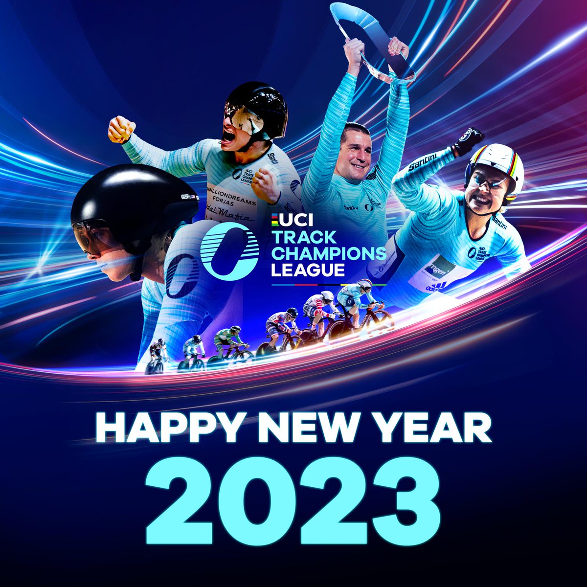 Happy New Year 2023! 🎇

We wish you all the best and we hope that we'll have an amazing edition of the #UCITCL once again in 2023 😍

#TrackCycling