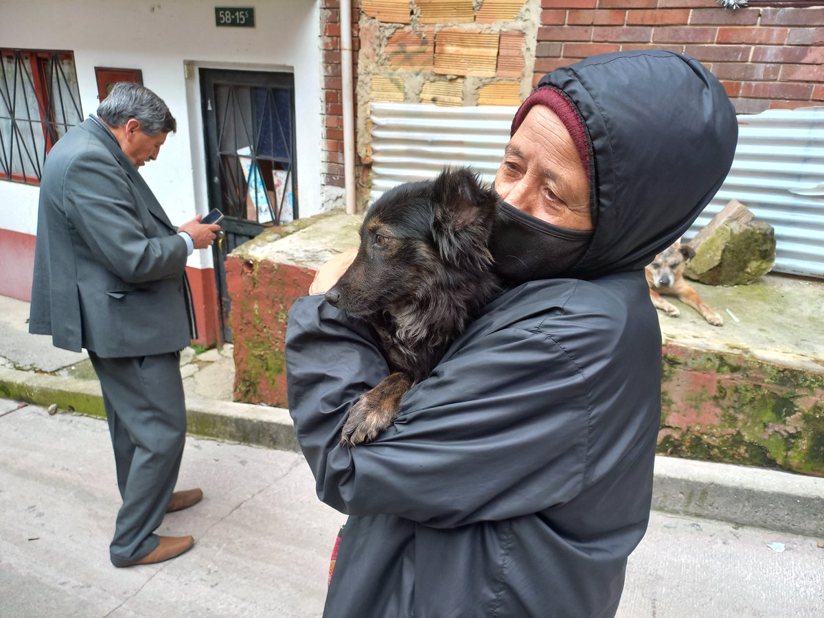SLIS_FONTIBON's tweet photo. 💛❤️En la localidad de San Cristóbal hay dos mujeres beneficiarias de nuestros servicios, dedicadas a salvar y proteger perros 🐕 de la calle. 

Los animales rescatados viven en una casa abandonada, pero gozan de la protección de estos 2 ángeles.
Detalles: https://t.co/YSEbn2BUzT https://t.co/q7tvjINw68