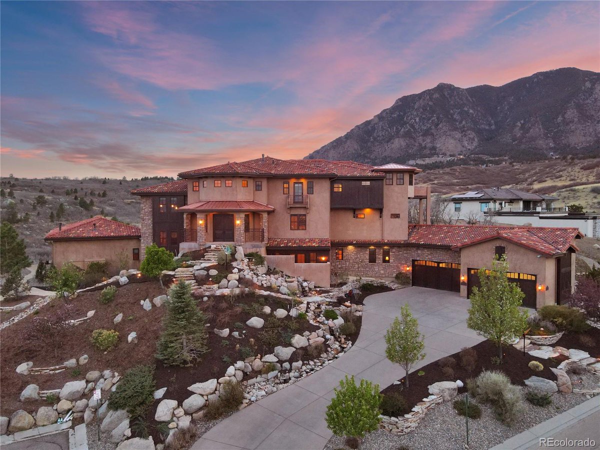 TheClementTeam's tweet photo. Just Reduced!  $3,475,000.00, 5BR, 8BA, 361 San Marino Court, COLORADO SPRINGS, CO 80906, Full Details https://t.co/XM591Lt8wf https://t.co/3oqI4NLMSu