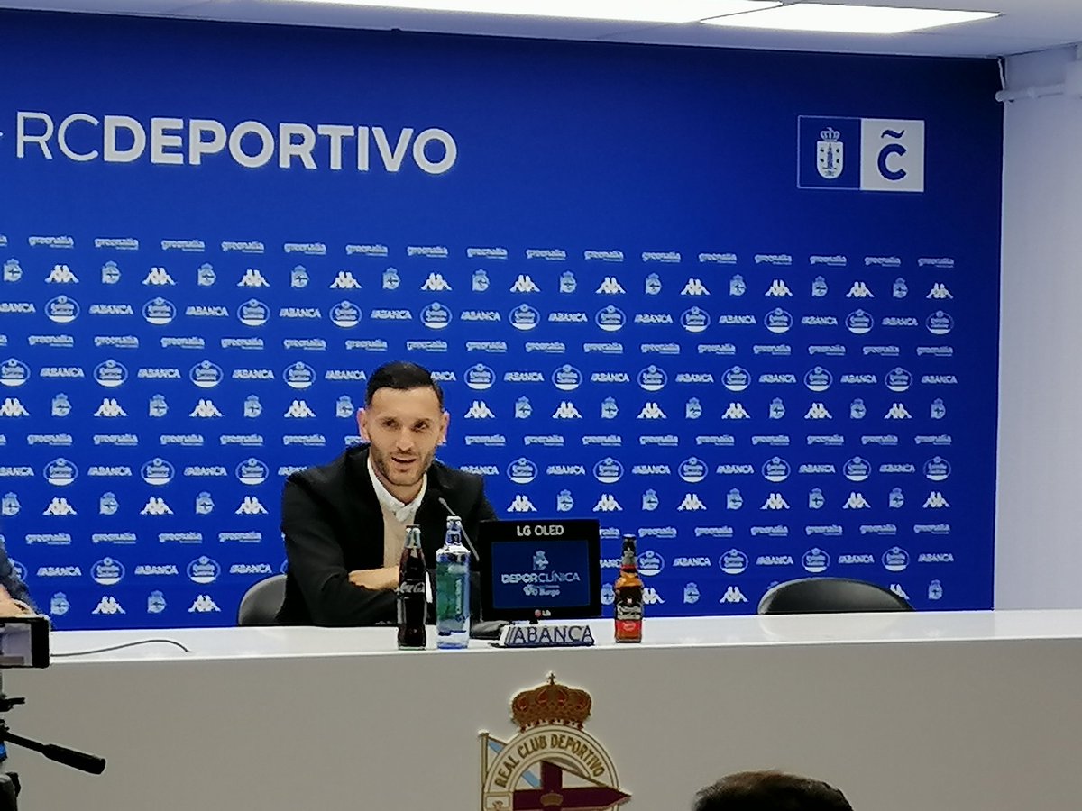 DCCoruna's tweet photo. LUCAS PÉREZ: "Cuando me dicen 'vas a jugar en Primera RFEF', yo les digo: no voy a jugar en Primera RFEF, voy a jugar al Dépor" https://t.co/IwQjmtstgj