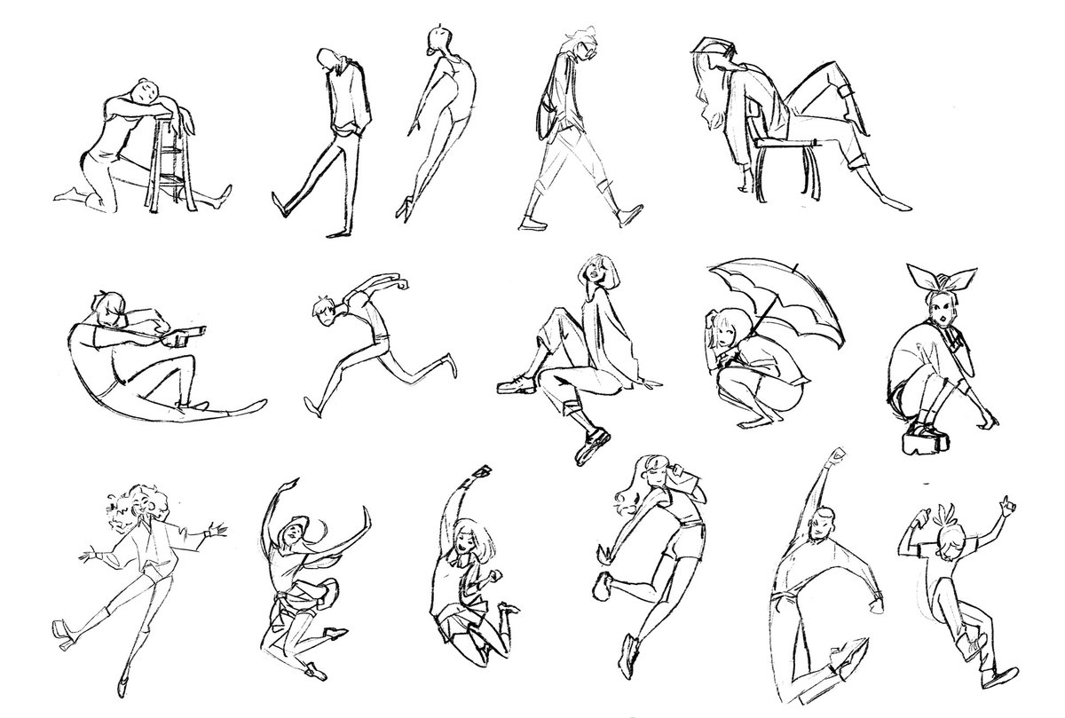 Quick pose studies 