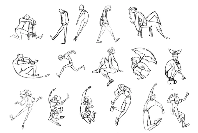 Quick pose studies 
