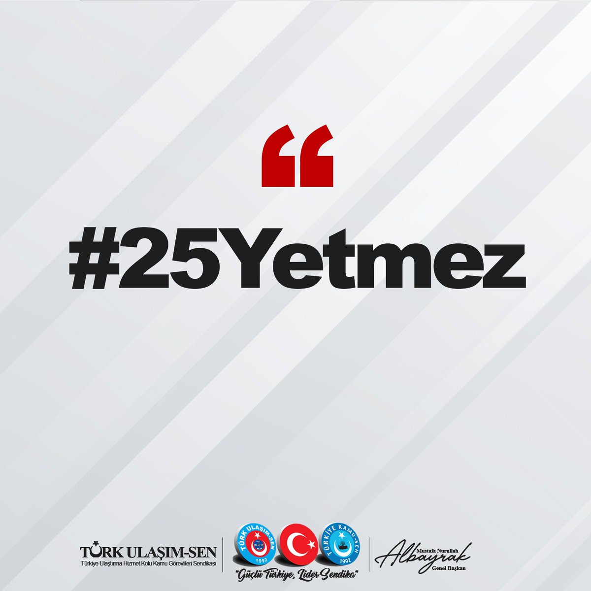 Alım gücünün her gün düştüğü bu noktada  #25Yetmez