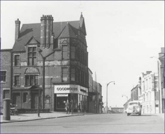 The old Goodwood furniture shop, Commerce Street Longton c 1950. The shop is now a take away. Photo unknown.