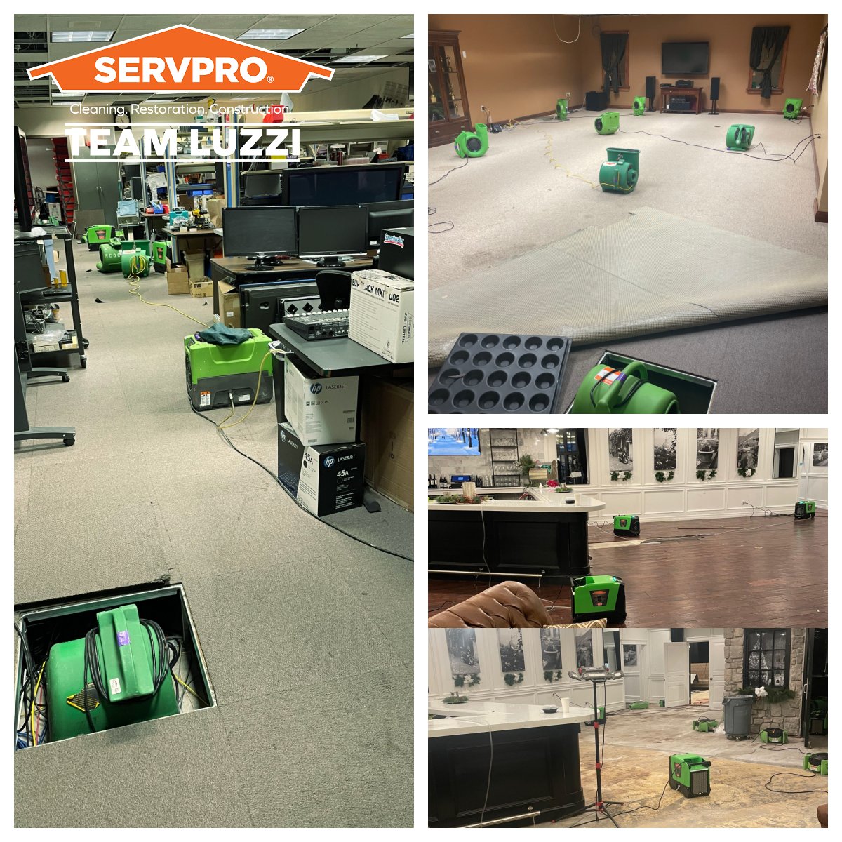 SERVPRO Team Luzzi is here to help with our top-notch water damage restoration services. Our experienced technicians will work quickly to get your property back to its pre-damage condition, so you can get back to business as usual. Contact us today to schedule an appointment.